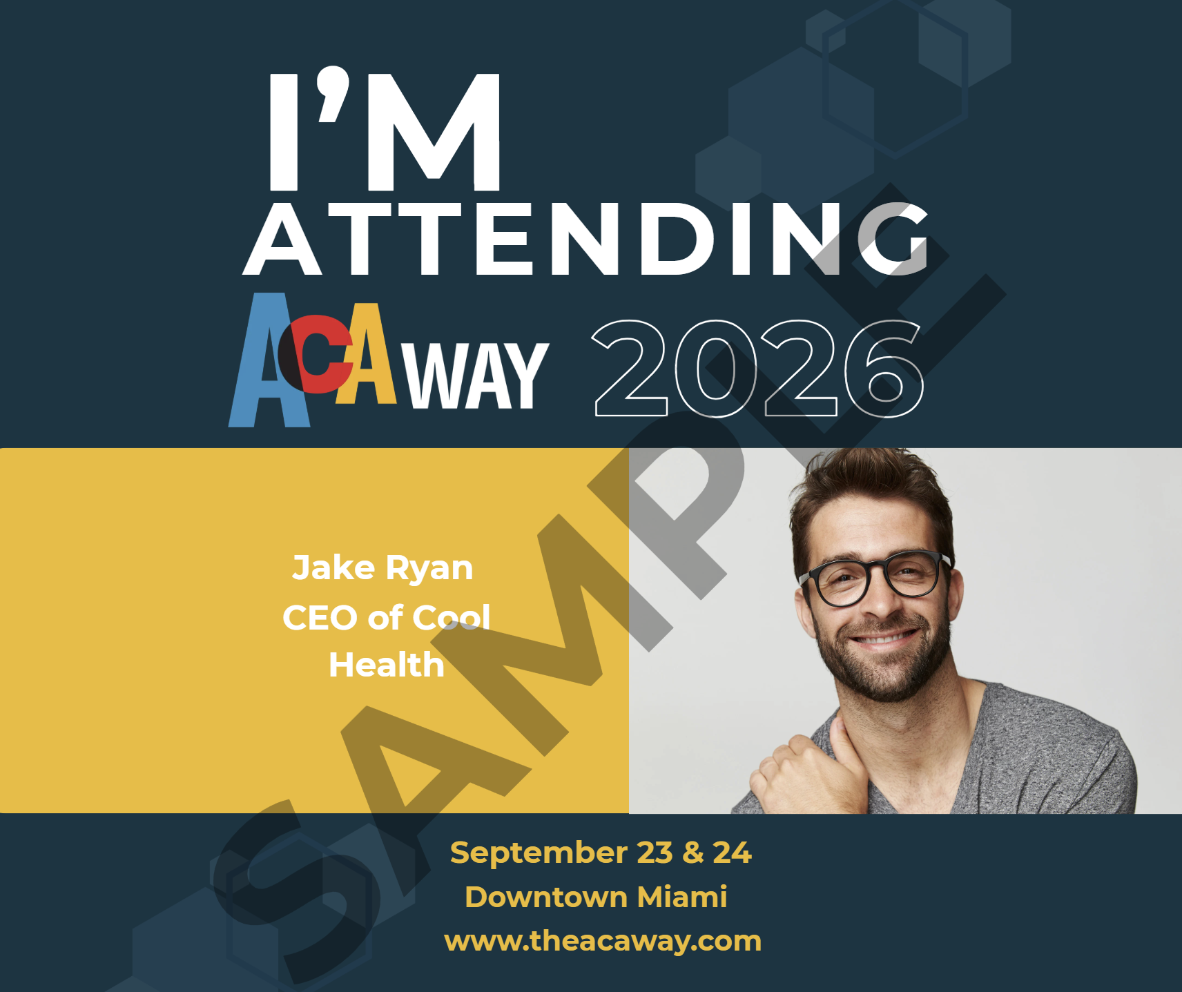 ACA WAY 2026 Facebook social media graphic
