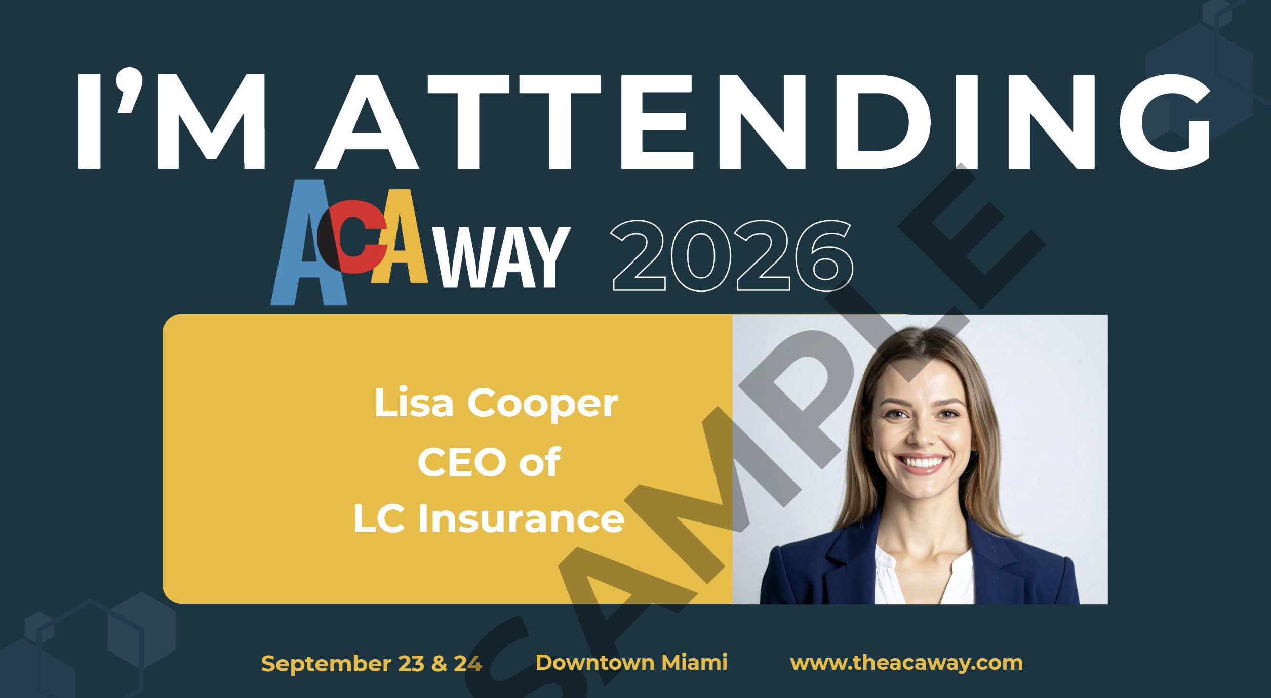 ACA WAY 2026 X social media graphic